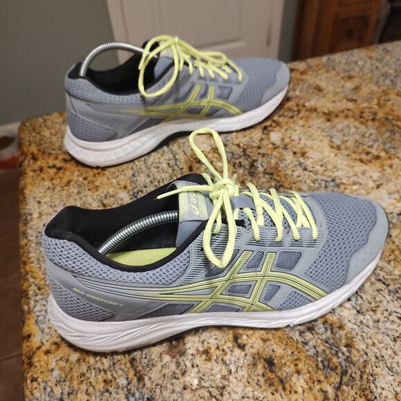 Asics Contend 5 Running Shoes Sneakers Men's Size 12.5 Sheet Rock Safety Yellow - Picture 5 of 12